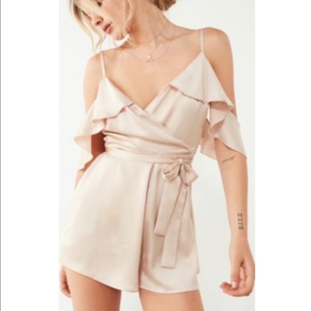 Silk looking romper